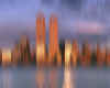 002040  USA: New York (photo art)